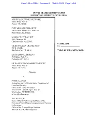 Case 1:21-Cv-00164 Document 1 Filed 01/19/21 Page 1 of 48