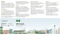 Check out Our New to GO Guide