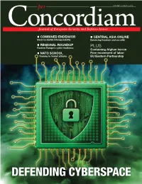 DEFENDING CYBERSPACE Table of Contents Features