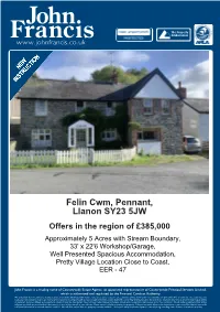 Felin Cwm, Pennant, Llanon SY23