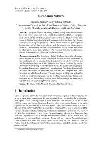 FIDE Chess Network 1 Introduction