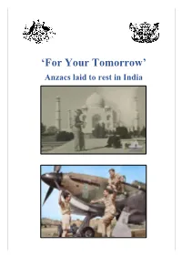 'For Your Tomorrow'