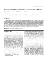 Function and Regulation of Aurora/Ipl1p Kinase Family in Cell Division