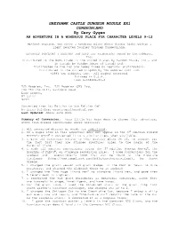 GREYHAWK CASTLE DUNGEON MODULE EX1 DUNGEONLAND by Gary Gygax an ADVENTURE in a WONDROUS PLACE for CHARACTER LEVELS 9–12