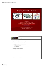 Mapping Knowledge Domains
