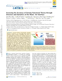 Accessing the Accuracy of Density Functional Theory Through Structure