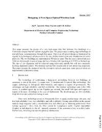 Designing a Free Space Optical/Wireless Link