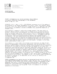 DESOUZA Press Release 032214