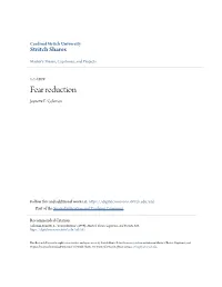 Fear Reduction Jeanette E
