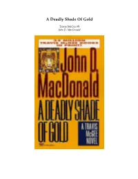 A Deadly Shade of Gold