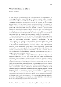 Contextualism in Ethics 2019 Draft