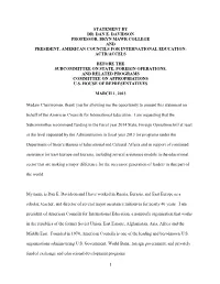 Summary of Meeting with Viktor Bolotov on EGE Needs