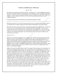 The Eleanor Roosevelt Program