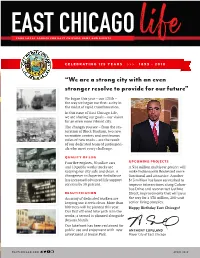 We Are a Strong City with an Even Stronger Resolve to Provide for Our Future”