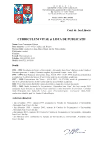 CV Ion Lihaciu