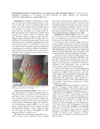 Deciphering Enceladus's Tectonic History: an Analog for the Pluto And