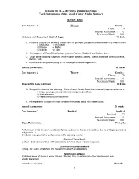 1 Syllabus for MA (Previous) Hindustani Music Vocal/Instrumental