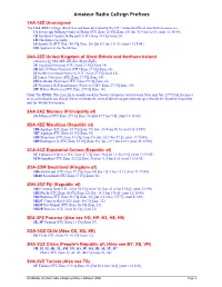 Amateur Radio Callsign Prefixes 1AA-1ZZ Unassigned the 1AA-1ZZ Callsign Block Has Not Been Allocated by the ITU