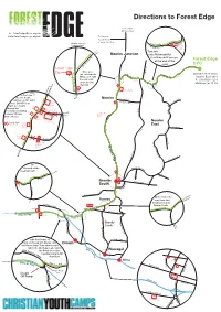 FE002 Directions to Forest Edge 2015