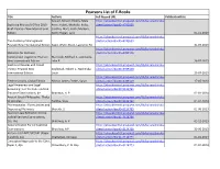 Pearsons List of E-Books