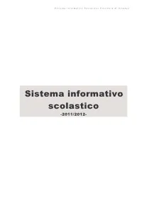 Sistema Informativo Scolastico -2011/2012