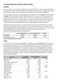 Asva Visitor Trend Report - January & February 2010/2011