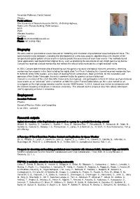 Biography Employment Research Outputs