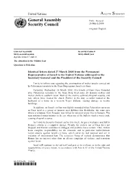 General Assembly Security Council Sixty-Second Session Sixty-Third Year Agenda Items 17 and 18