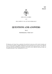 Questions & Answers Paper No. 8