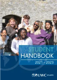 Student Handbook 2021 - 2023 Student Welcome Pack 2021-2023