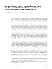 Early and Middle Jurassic Mires of Bornholm and the Fennoscandian Border Zone: a Comparison of Depositional Environments and Vegetation
