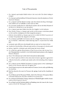 List of Documents