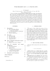 Proper-Velocity and F≤Mα from the Metric