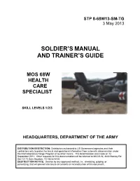 Soldier's Manual and Trainer's Guide