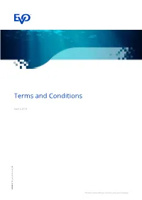 Terms and Conditions