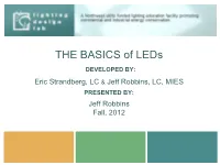 THE BASICS of Leds DEVELOPED BY