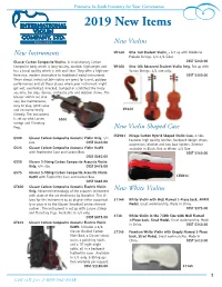 2019 New Items B New Violins New Instruments VN140 Otto 140 Student Violin, - Set up with D’Addario Prelude Strings