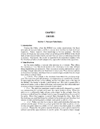 Draft Chapter on the ENIAC Circuits