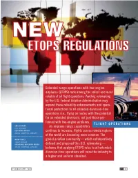Etops Regulations