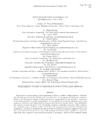 SPACE EXPLORATION SYMPOSIUM (A3) Mars Exploration – Part 1 (3A)