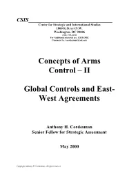 Arms Control – II