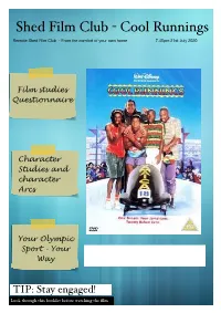 Cool Runnings Activity Pack