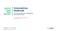 Coronavirus Outbreak Has Led to Global Shortage and Price Gouging of Surgical Masks • Resilinc Identified 213 Suppliers and 491 Sites Available in Database