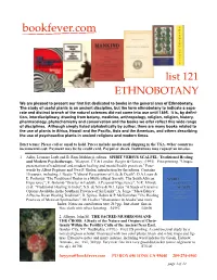 Ethnobotany List 121