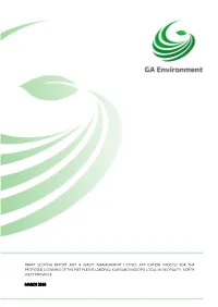 Draft Scoping Report for Piet Plessis Landfill