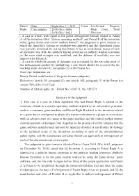 Partial Modification of the Prior Instance Judgment References