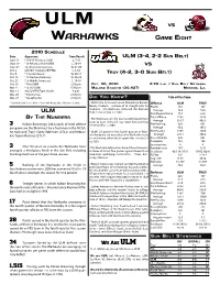 Warhawks Game Eight