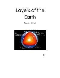 Layers of the Earth As Well As How Thick They Are