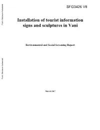 Installation of Tourist Information Signs And