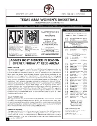 Mercer Game Notes.Indd